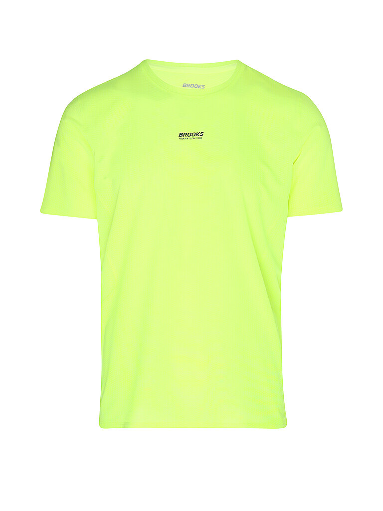 BROOKS Herren Laufshirt High Point 2.0 gelb | L