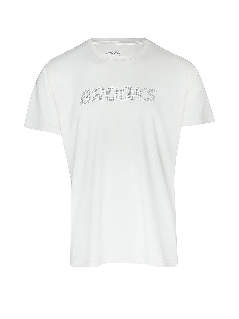 BROOKS Herren Laufshirt Dash Reflective creme | XL