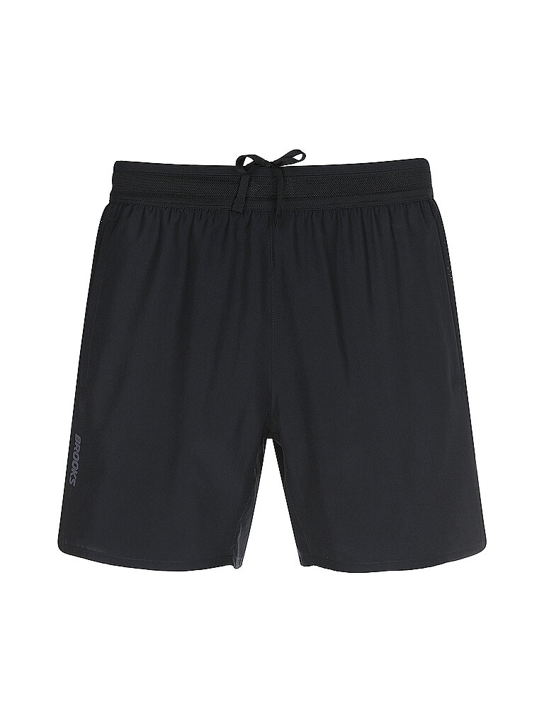 BROOKS Herren Laufshort Dash 2in1 schwarz | S