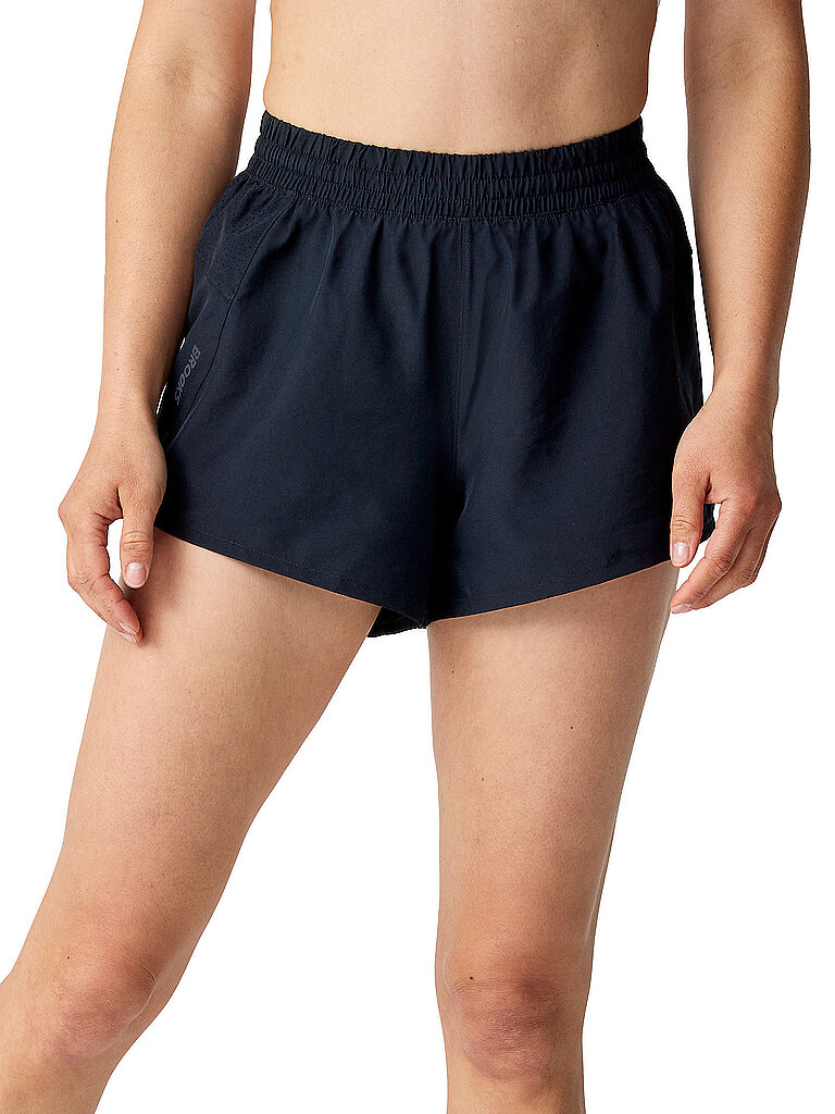 BROOKS Damen Laufshorts Dash schwarz | XS