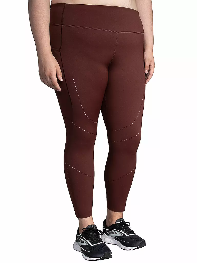 BROOKS | Damen 7/8 Lauftight Method | rot