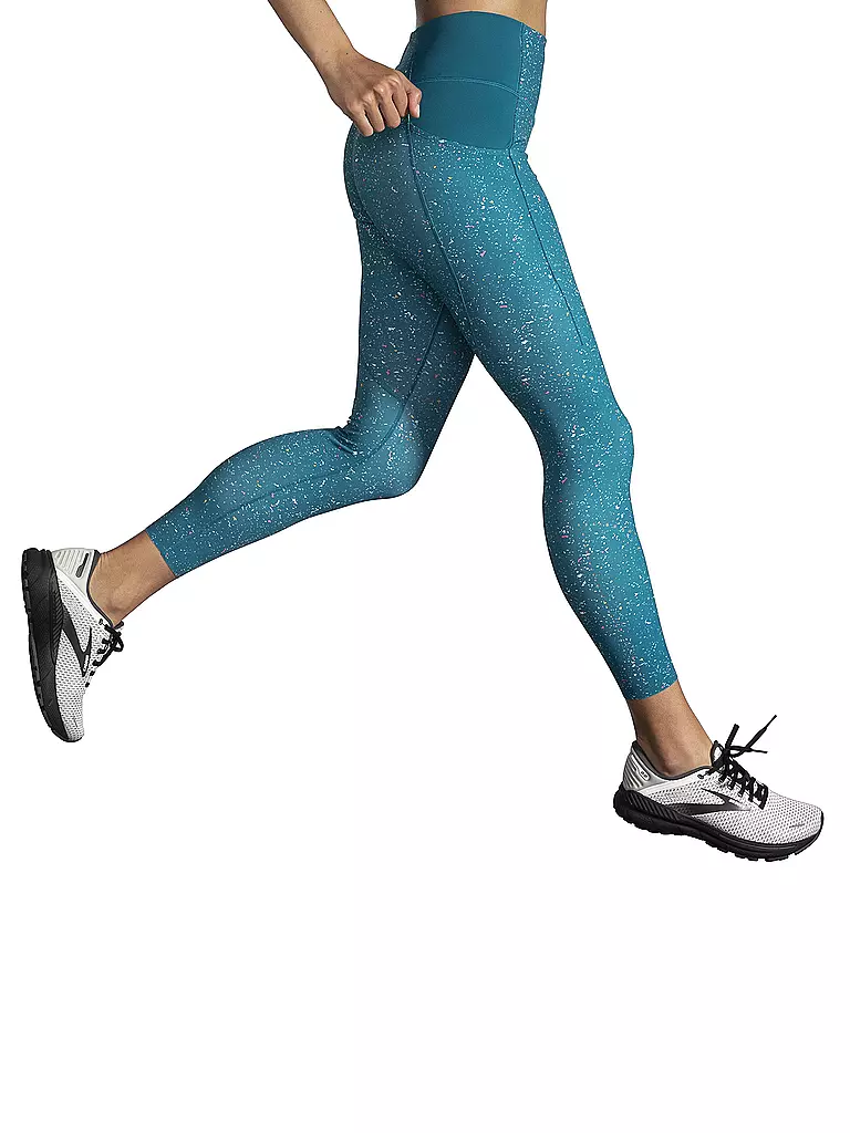 BROOKS | Damen 7/8 Lauftight Method | türkis