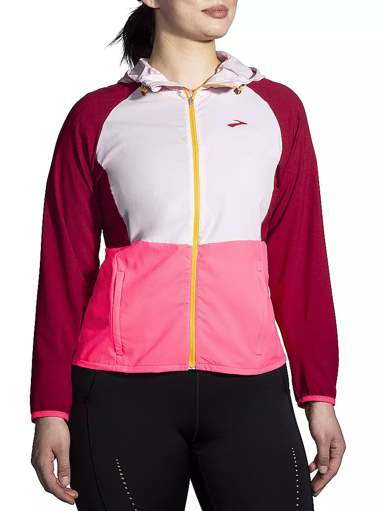 BROOKS | Damen Laufjacke Canopy | pink