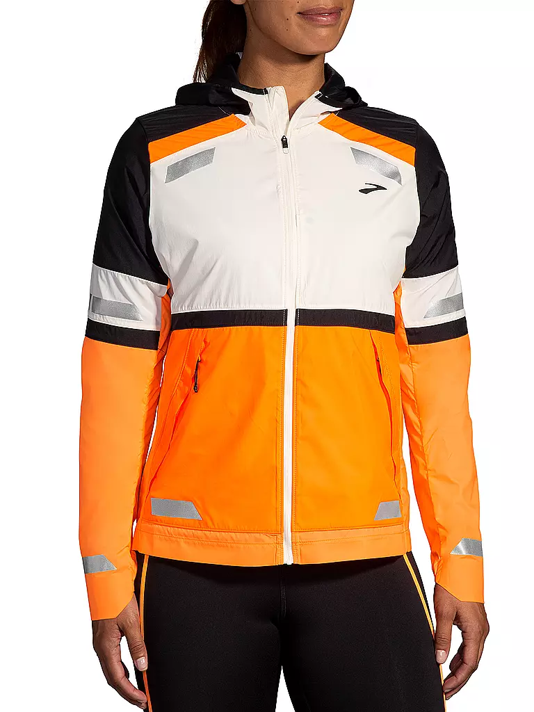 BROOKS | Damen Laufjacke Run Visible 2.0 | weiss