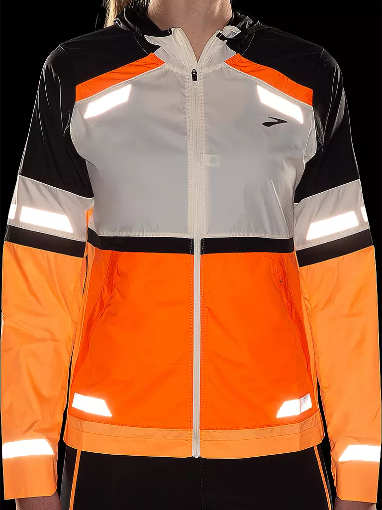 BROOKS | Damen Laufjacke Run Visible 2.0 | weiss