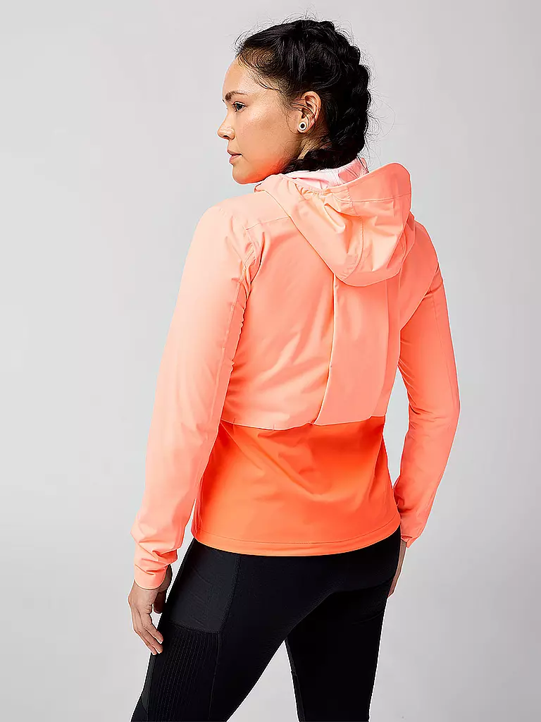 BROOKS | Damen Laufjacke Trail High Point | koralle