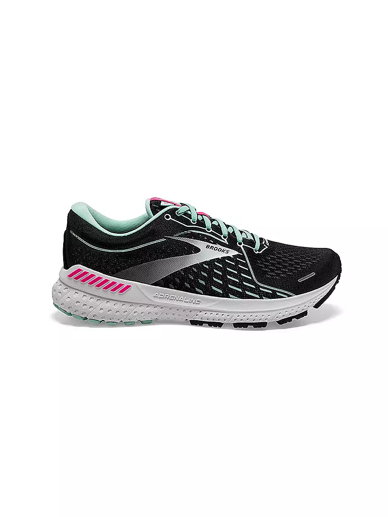 BROOKS | Damen Laufschuhe Adrenaline GTS 21 BLACK PINK YUCC | schwarz