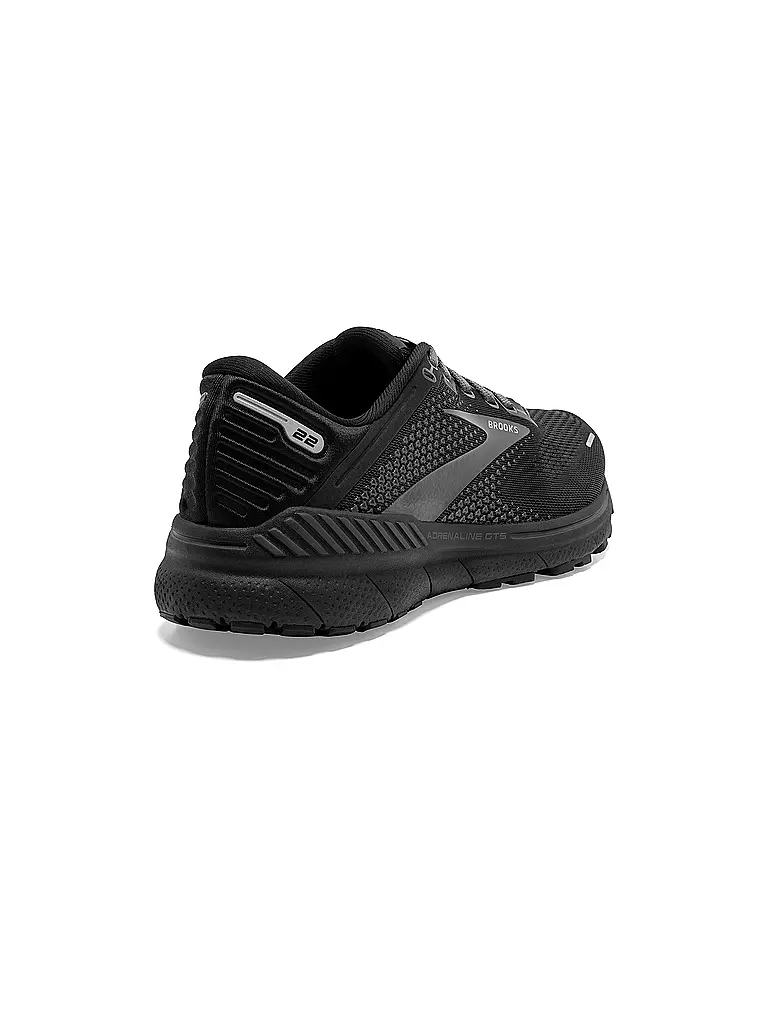 BROOKS | Damen Laufschuhe Adrenaline GTS 22 1D WS BLACK/BLACK | schwarz