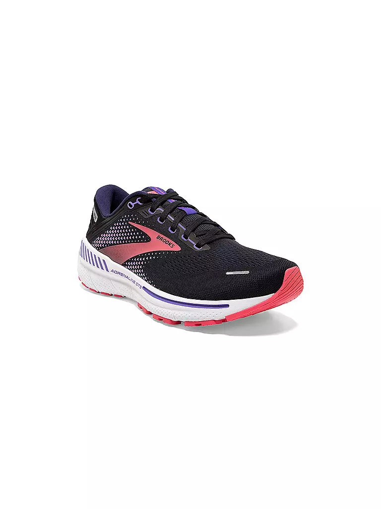 BROOKS | Damen Laufschuhe Adrenaline GTS 22 WS 2A BLACK / PURPLE | schwarz