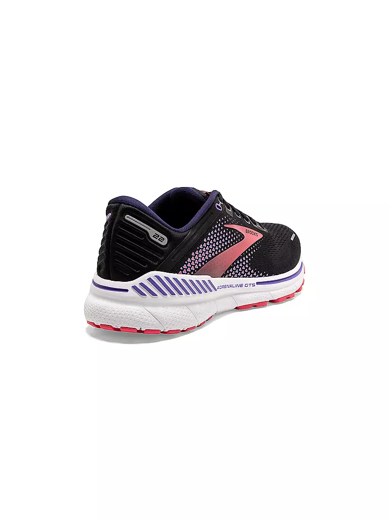 BROOKS | Damen Laufschuhe Adrenaline GTS 22 WS 2A BLACK / PURPLE | schwarz