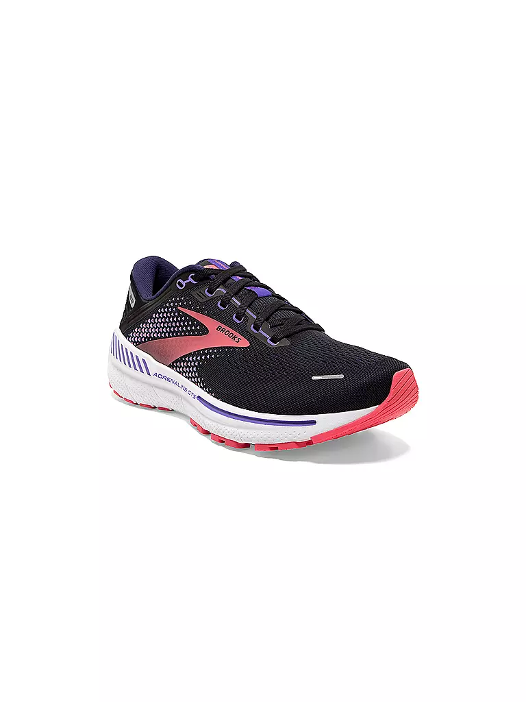 BROOKS | Damen Laufschuhe Adrenaline GTS 22 WS BLACK / PURPLE | schwarz