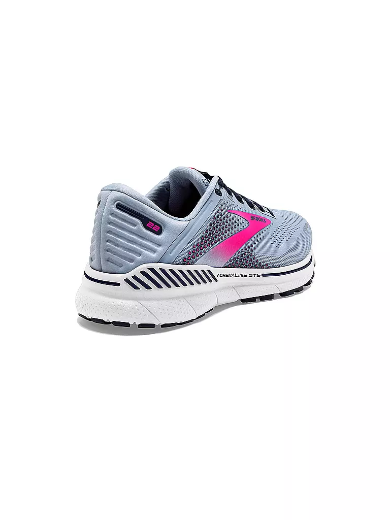 BROOKS | Damen Laufschuhe Adrenaline GTS 22 WS KENTUCKY BLUE/PEACOAT PINK | hellblau