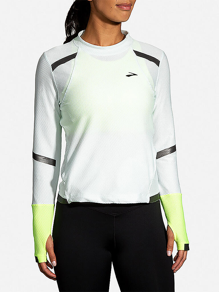 BROOKS | Damen Laufshirt Carbonite | weiß