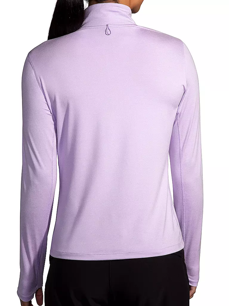 BROOKS | Damen Laufshirt Dash 1/2 Zip 2.0 | lila