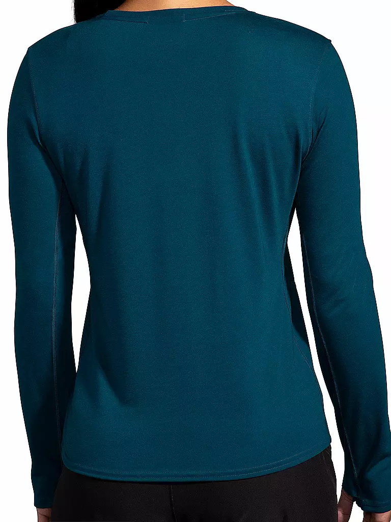 BROOKS | Damen Laufshirt Distance Long Sleeve 3.0 | blau