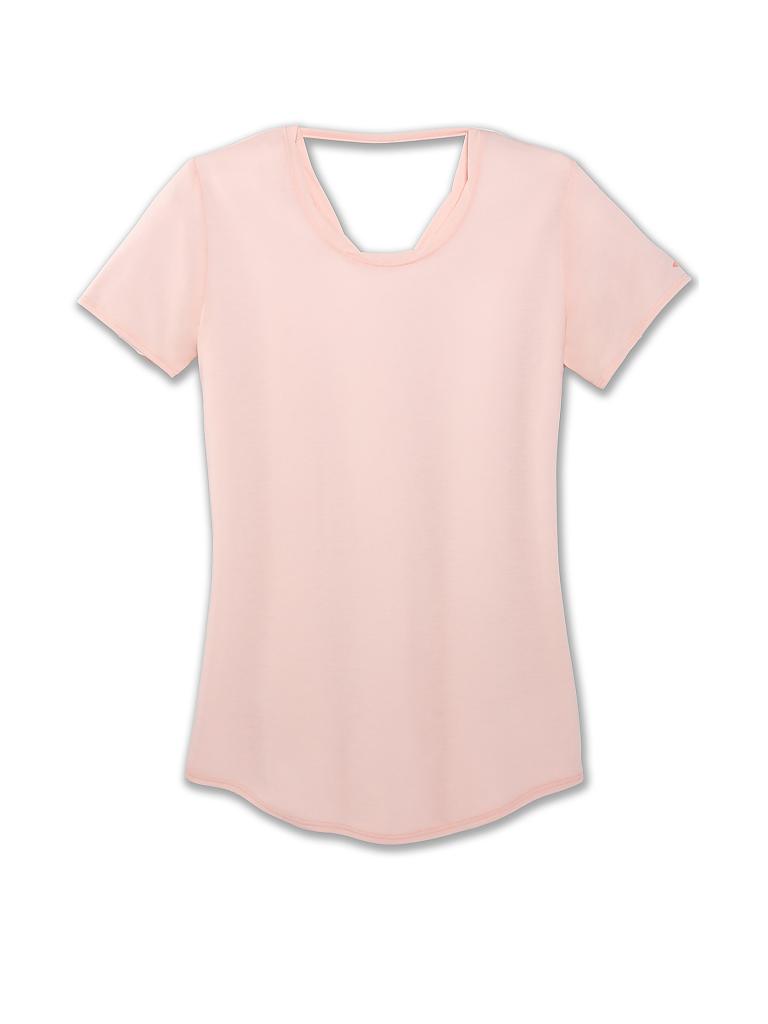 BROOKS | Damen Laufshirt Distance Short Sleeve | rosa