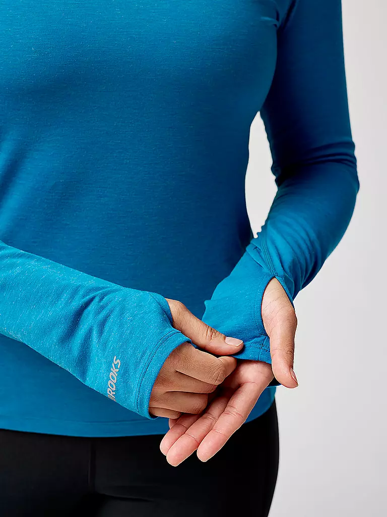BROOKS | Damen Laufshirt High Point | blau