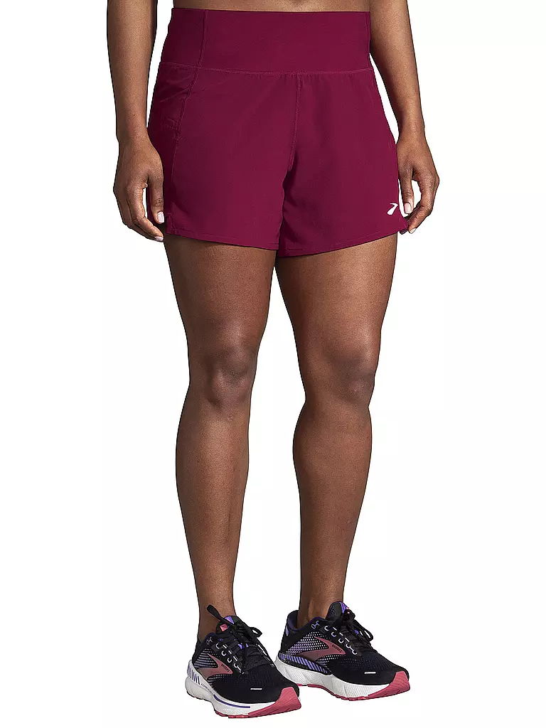 BROOKS | Damen Laufshort Chaser 5" | beere