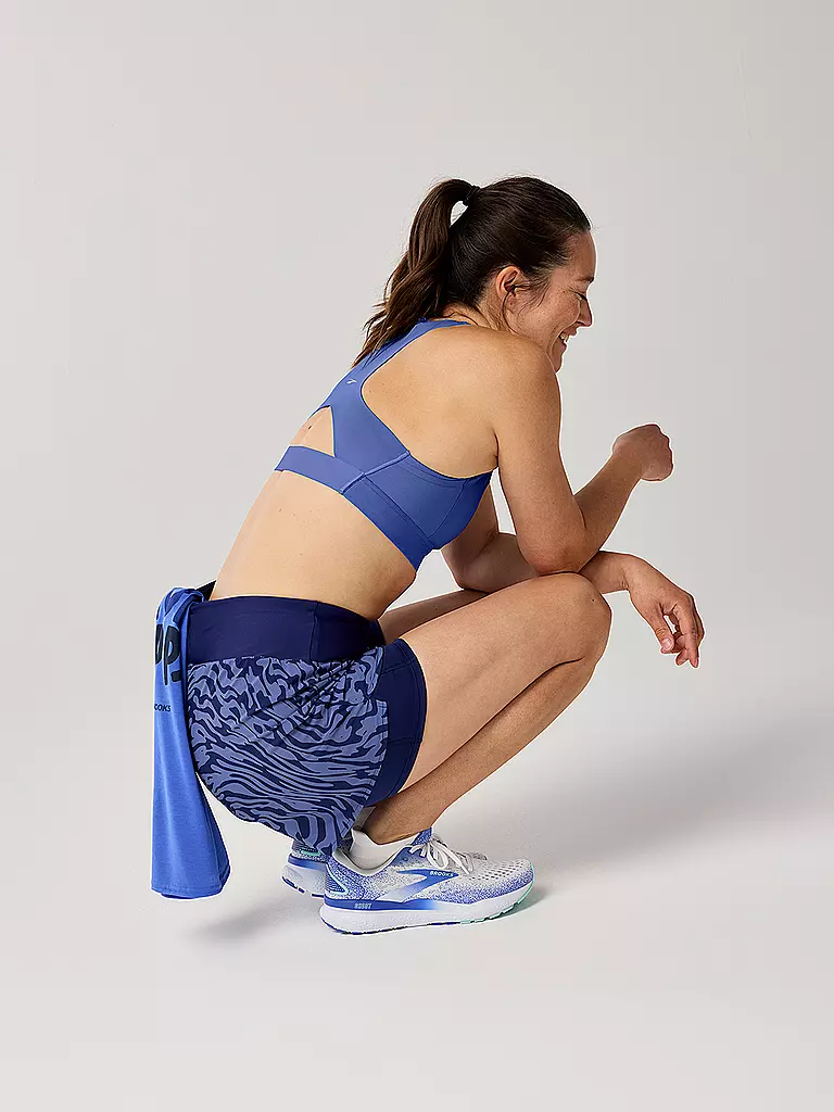 BROOKS | Damen Laufshort Chaser 5 2in1 2.0 | blau
