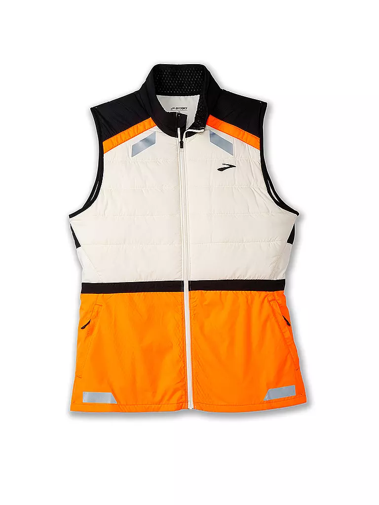 BROOKS | Damen Laufweste Run Visible Insulated 2.0 | weiss