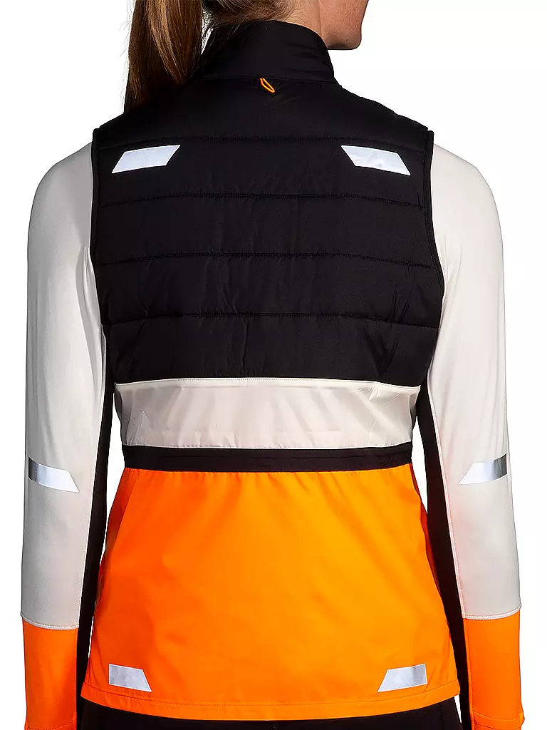 BROOKS | Damen Laufweste Run Visible Insulated 2.0 | weiss