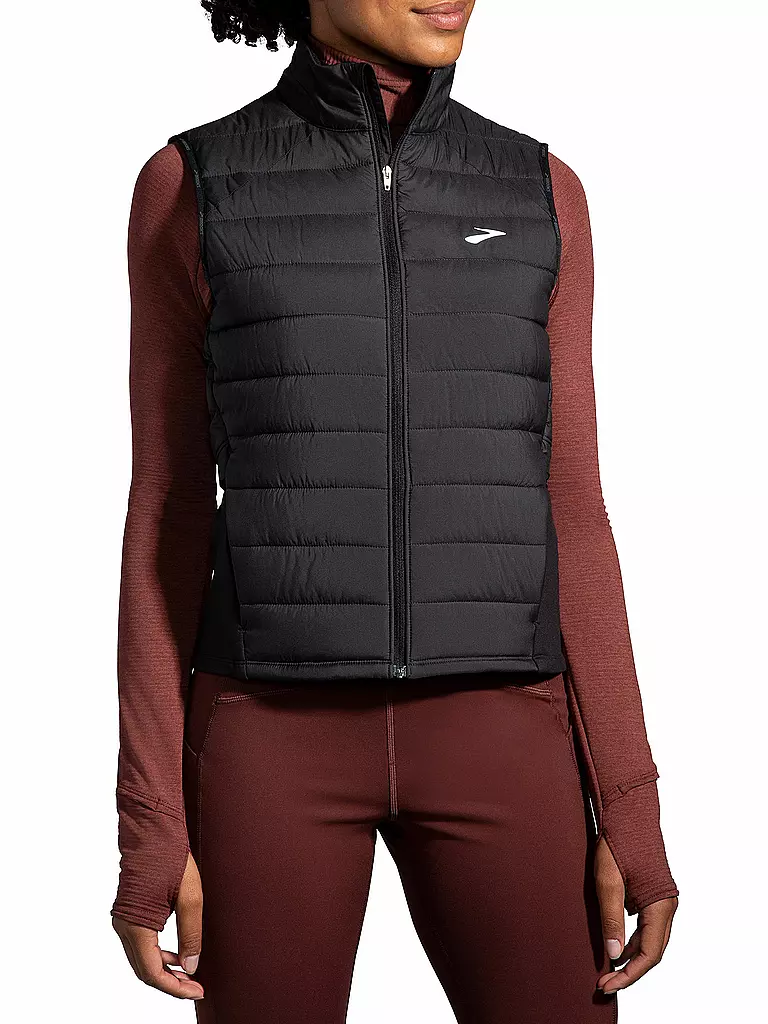 BROOKS | Damen Laufweste Shield Hybrid Vest 2.0 | schwarz