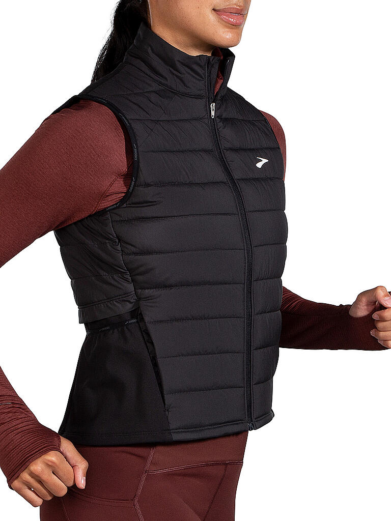 BROOKS | Damen Laufweste Shield Hybrid Vest 2.0 | schwarz