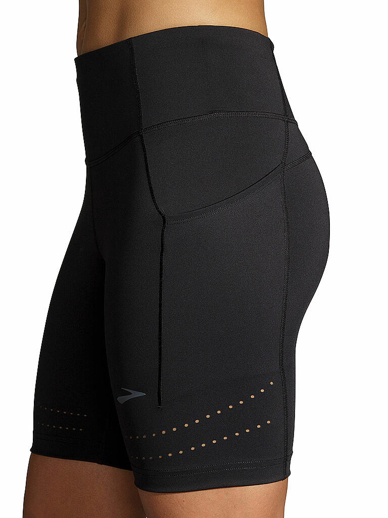BROOKS | Damen Short Tight Method 8"  | schwarz
