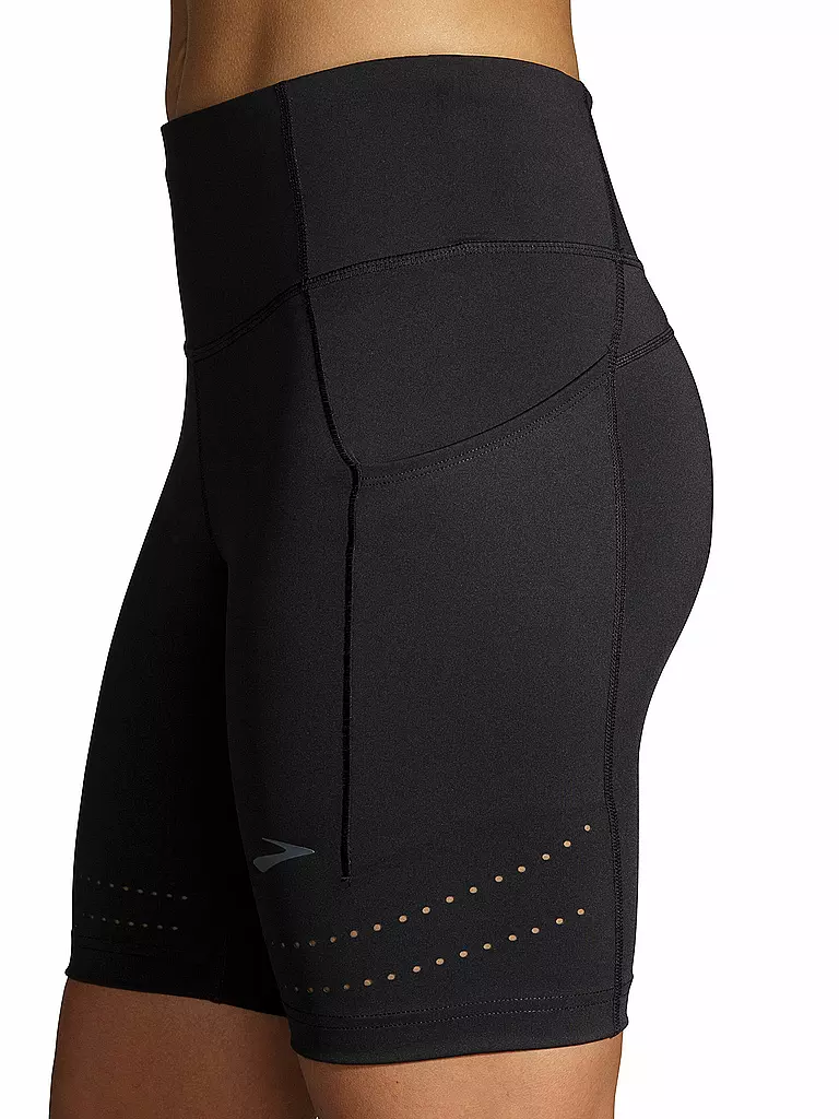 BROOKS | Damen Short Tight Method 8"  | schwarz