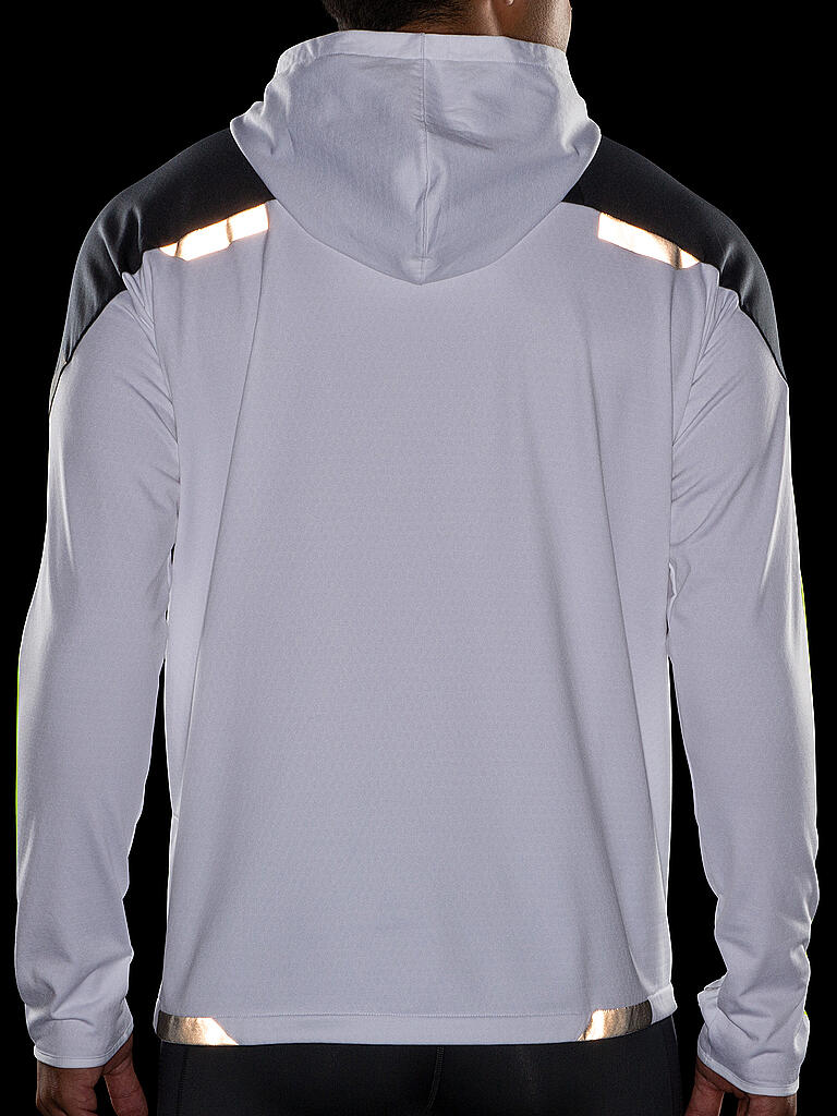 run visible thermal hoodie