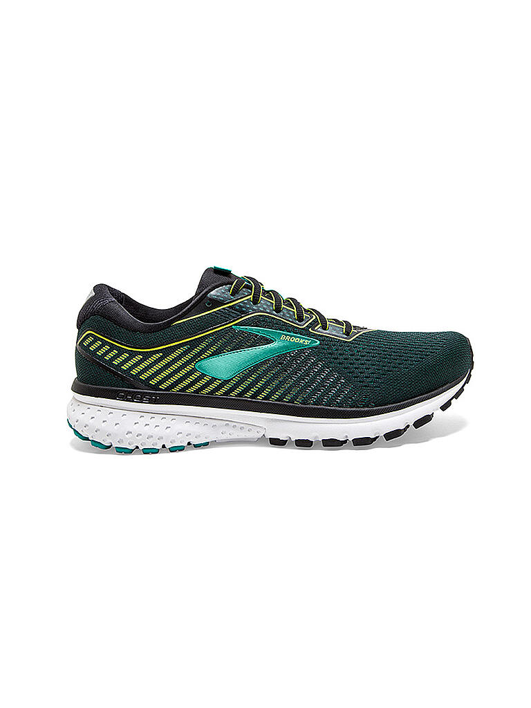 BROOKS Herren Laufschuh Ghost 12 BLACK LIME schwarz 40,5
