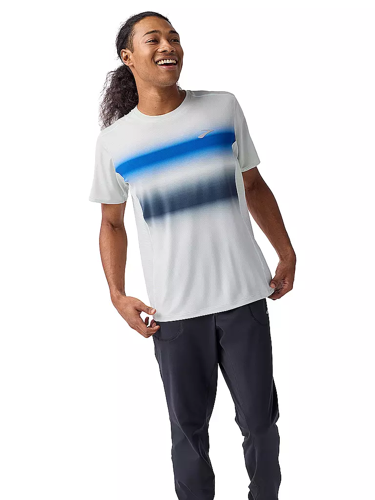 BROOKS | Herren Laufshirt Atmosphere 3.0 | hellgrau