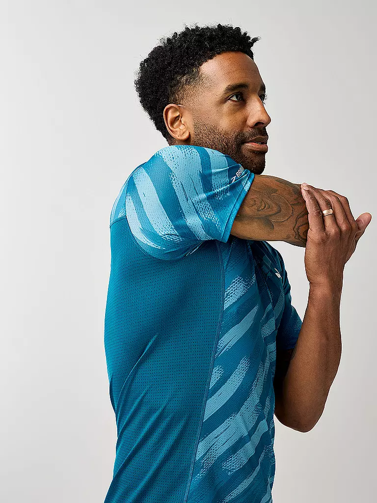 BROOKS | Herren Laufshirt Atmosphere 3.0 | blau