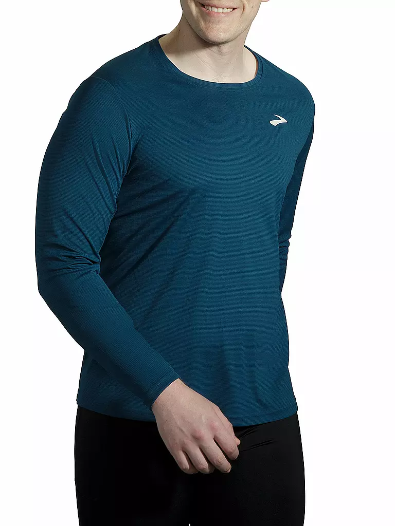 BROOKS | Herren Laufshirt Atmosphere LS | petrol