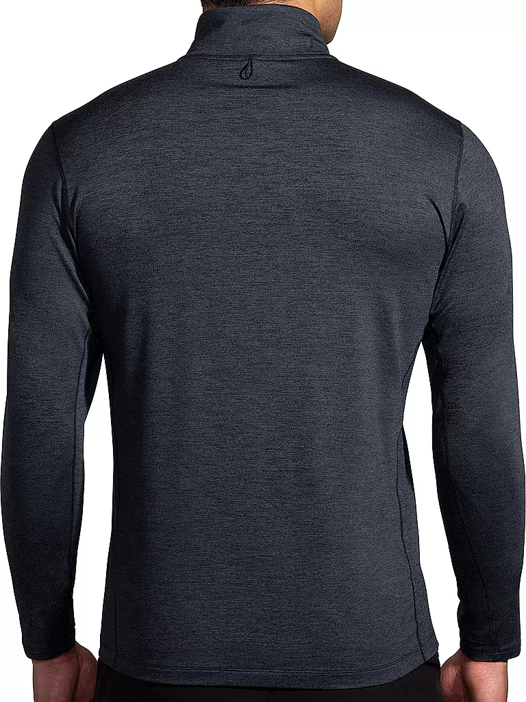 BROOKS | Herren Laufshirt Dash 1/2 Zip 2.0 | schwarz