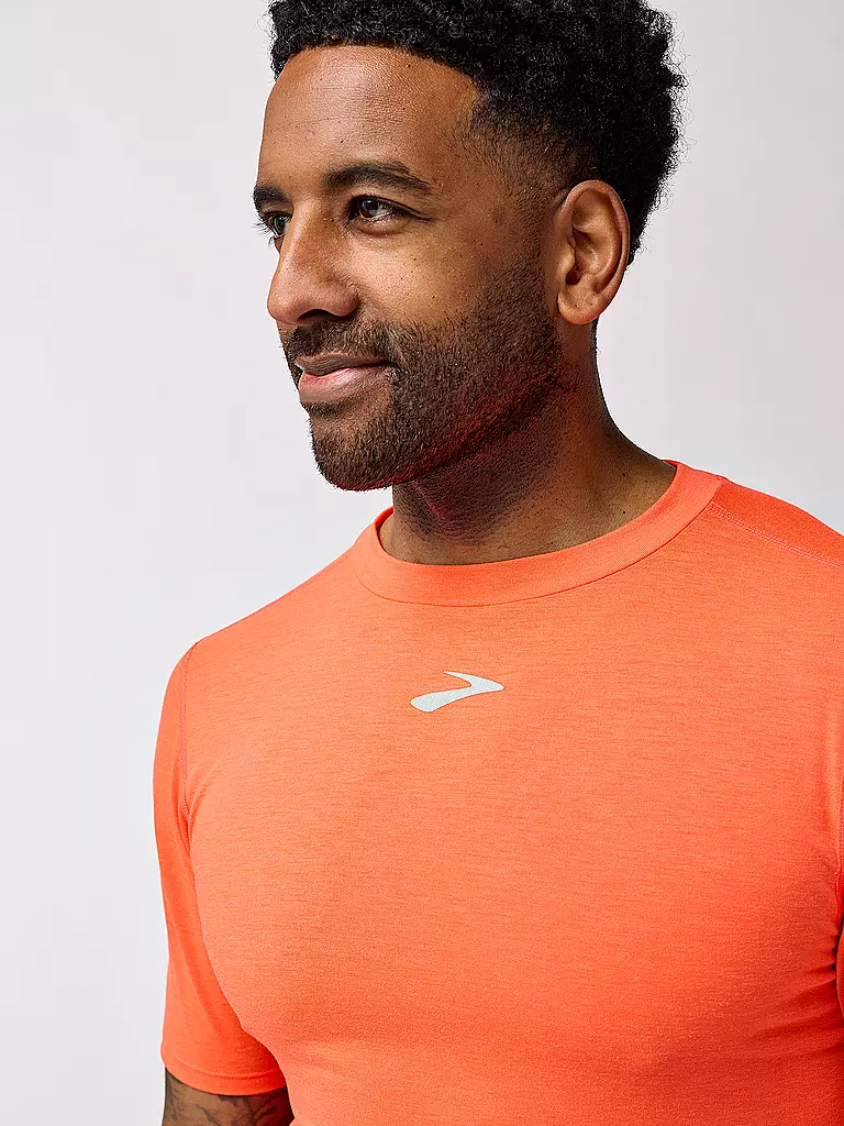 BROOKS | Herren Laufshirt High Point SS | koralle