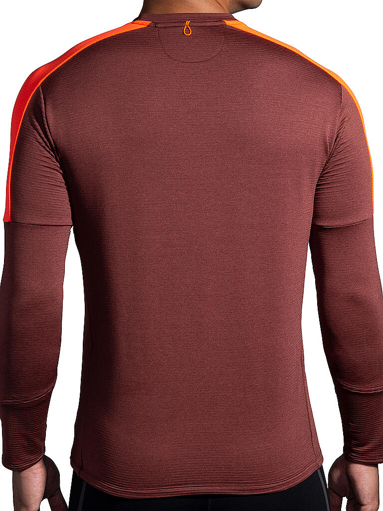 BROOKS | Herren Laufshirt Notch Thermal Long Sleeve 2.0 | rot