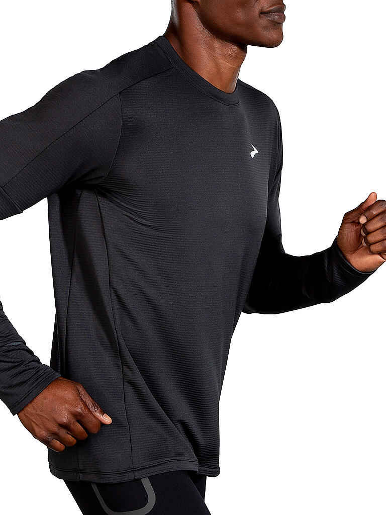 BROOKS | Herren Laufshirt Notch Thermal Long Sleeve 2.0 | schwarz