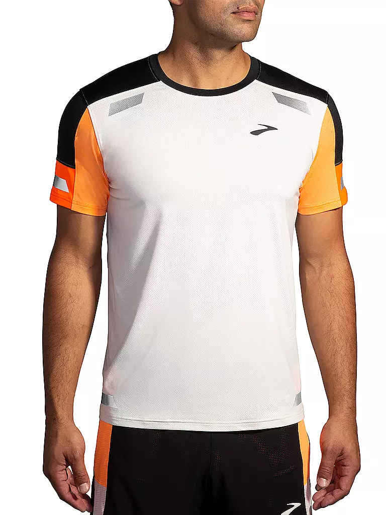 BROOKS | Herren Laufshirt Run Visible 2.0 | weiss