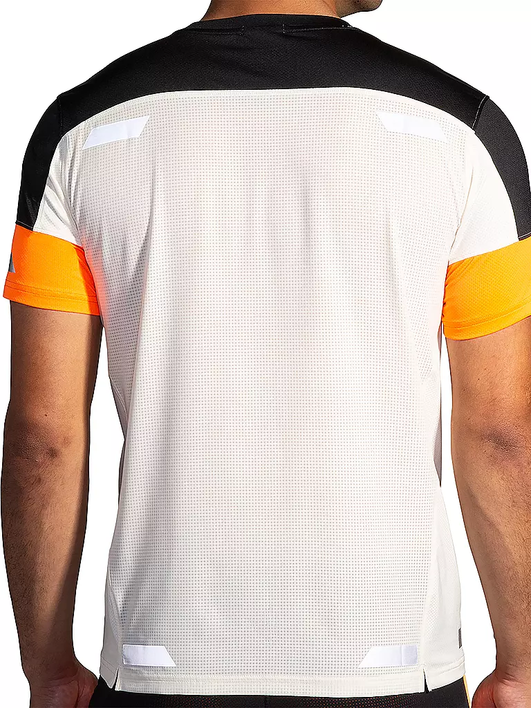 BROOKS | Herren Laufshirt Run Visible 2.0 | weiss