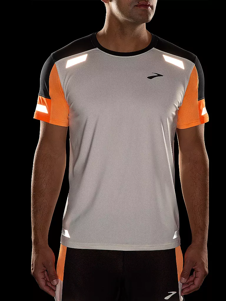 BROOKS | Herren Laufshirt Run Visible 2.0 | weiss