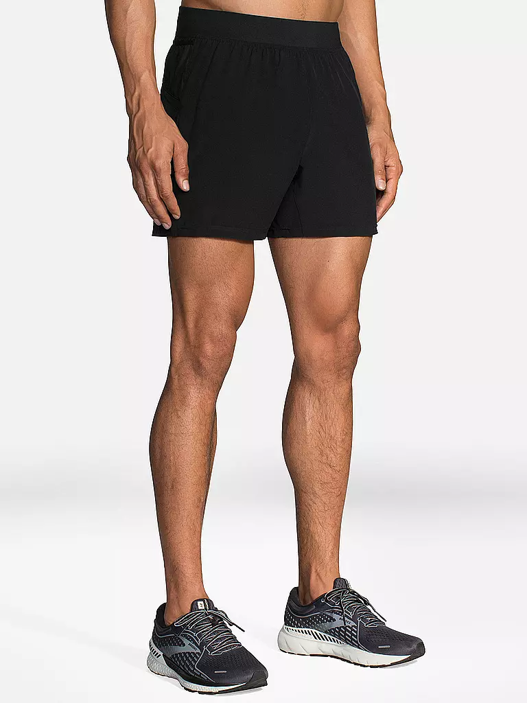 BROOKS | Herren Laufshort Sherpa 5" | schwarz