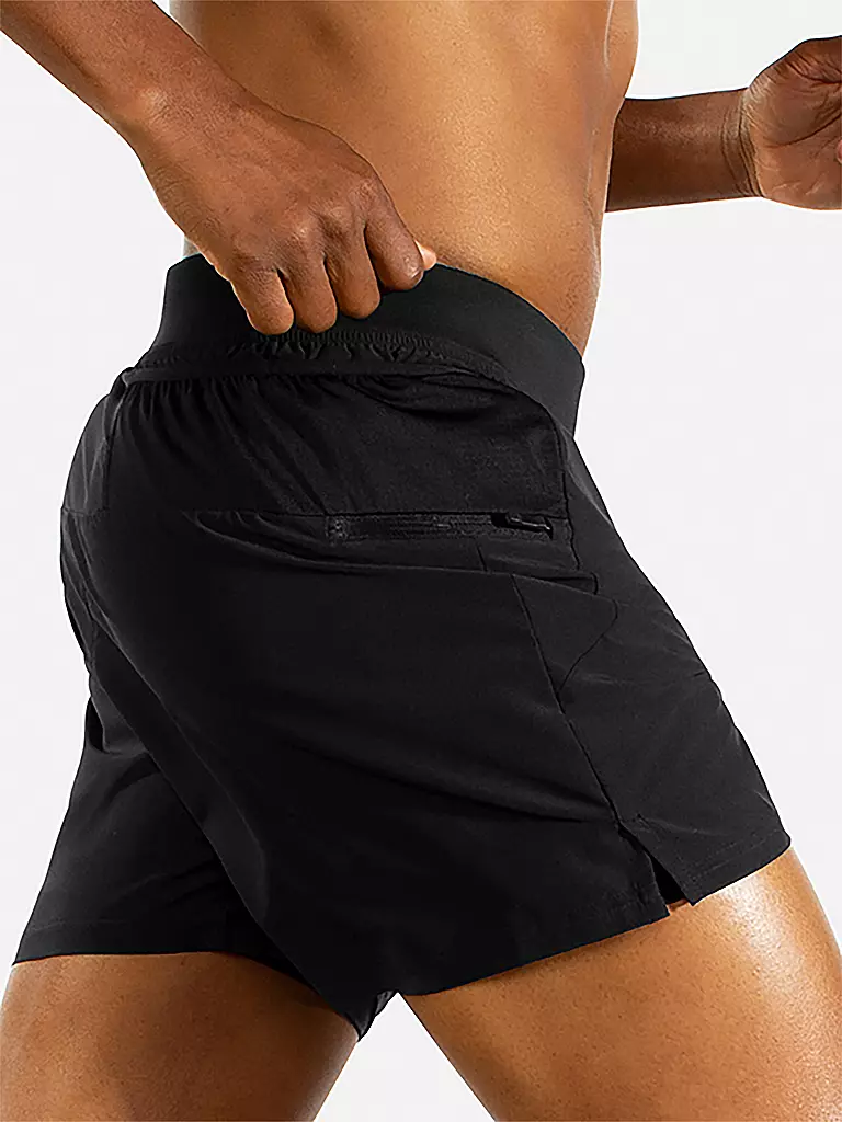 BROOKS | Herren Laufshort Trail Sherpa 5 2in1 | schwarz