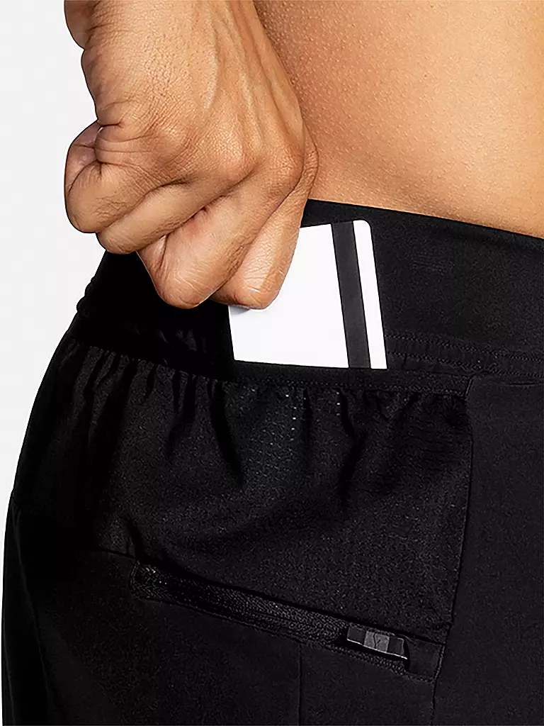 BROOKS | Herren Laufshort Trail Sherpa 5 2in1 | schwarz