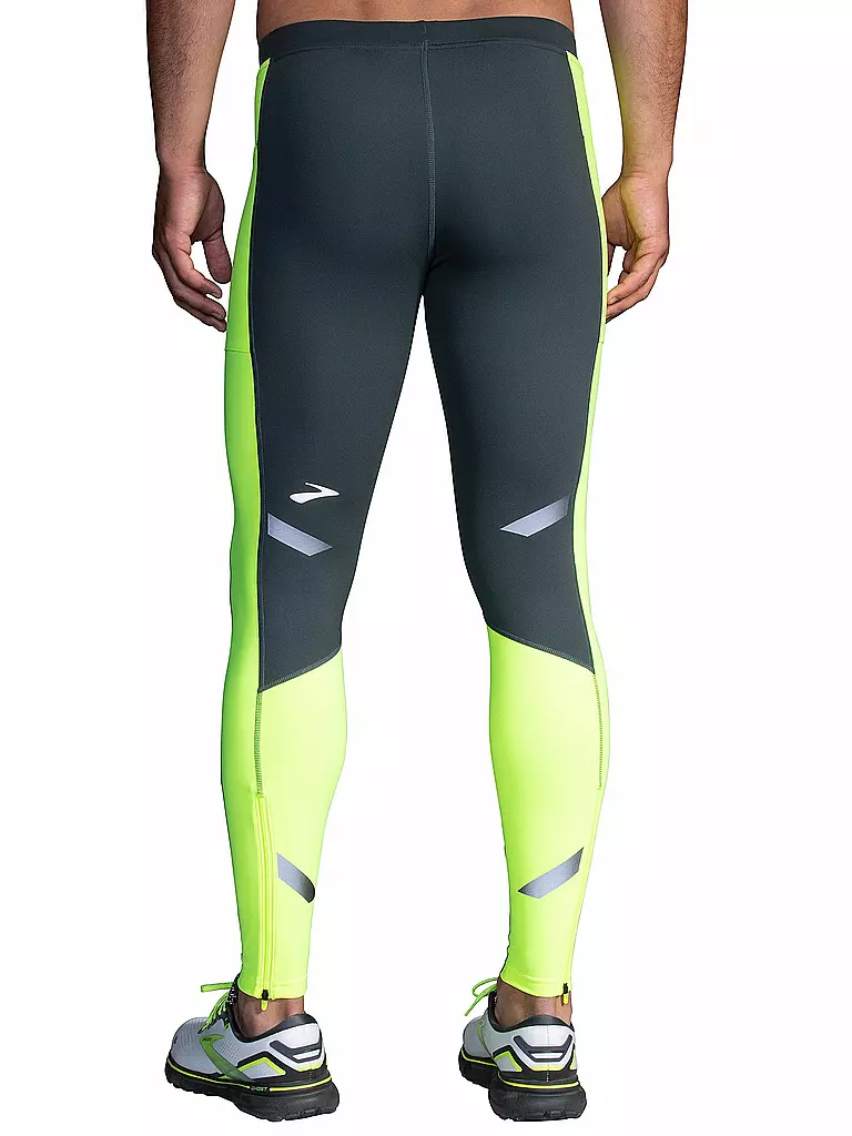 BROOKS | Herren Lauftight Run Visible Thermal | grau