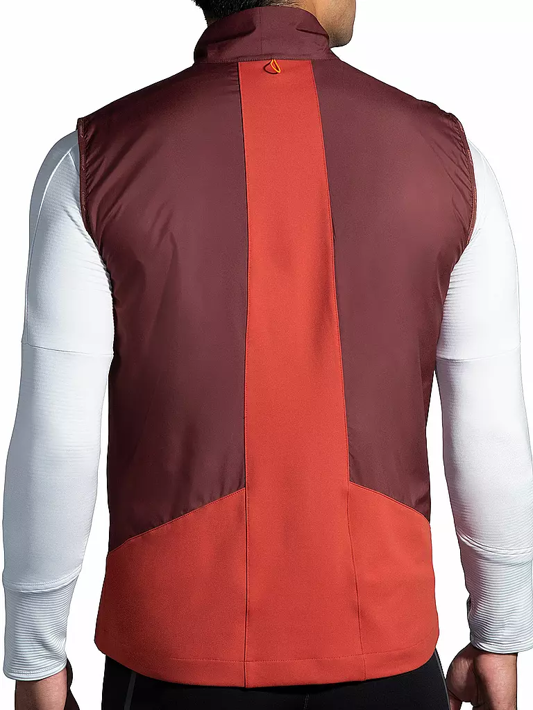 BROOKS | Herren Laufweste Shield Hybrid Vest 2.0 | rot