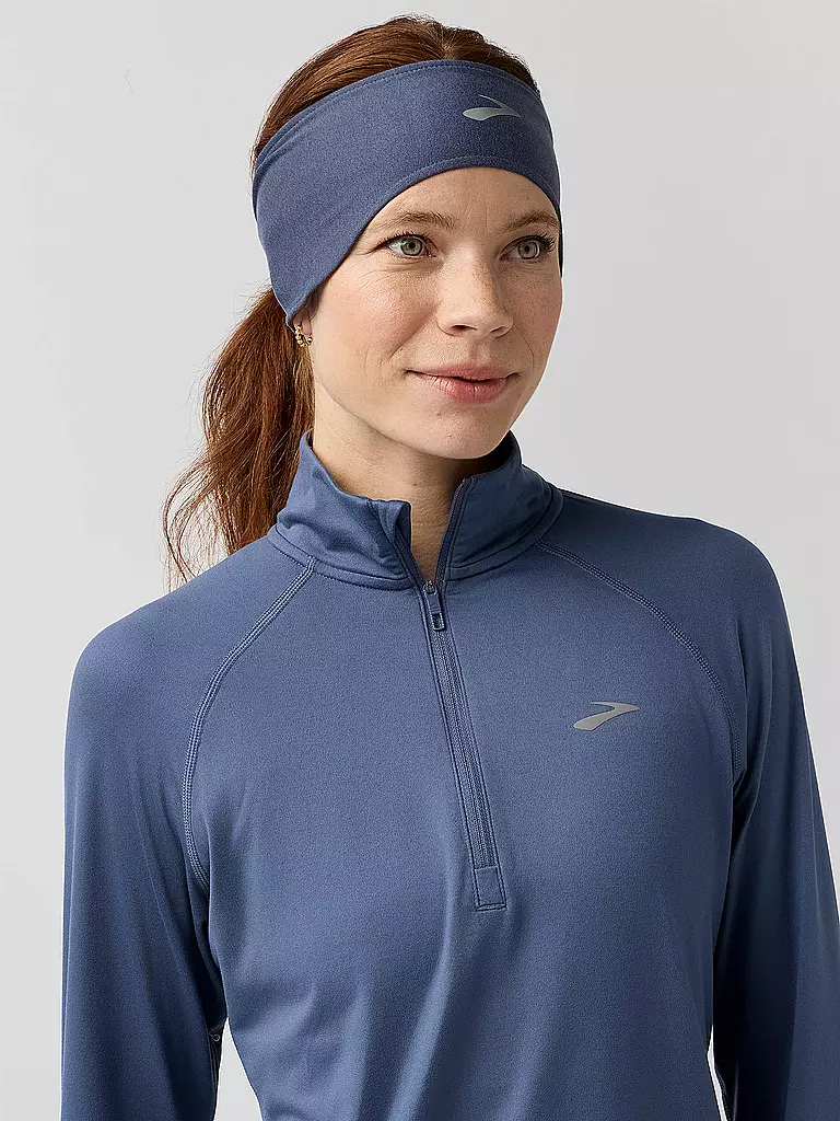 BROOKS | Stirnband Luxe Thermal | grau
