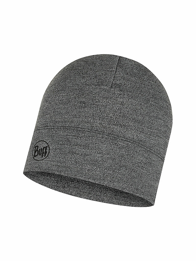 BUFF Mütze Midweight Merino Wool hellgrau