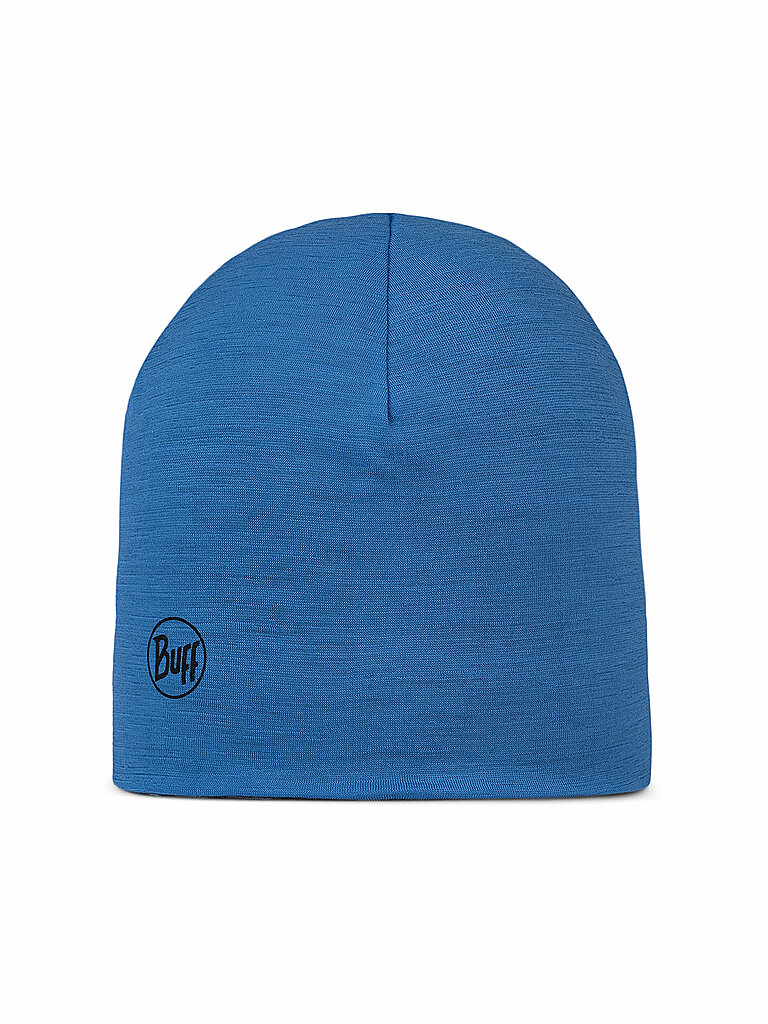 BUFF Kinder Mütze Lightweight Merino Wool blau — Bild 2