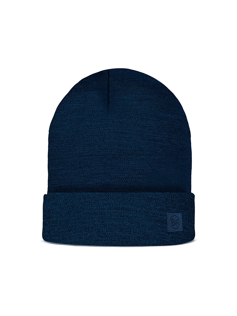Buff Mütze Merino Heavyweight Uni dunkelblau